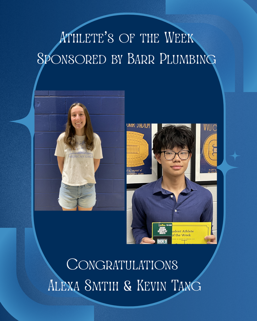 Athletes' of the Week Alexa SMith and Kevin Tang
