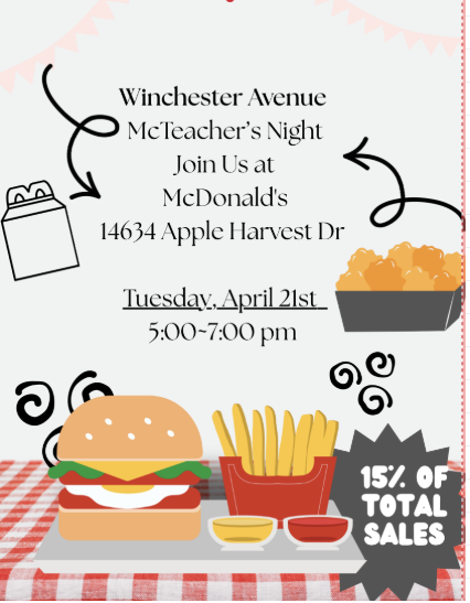 McTeacher Nigh 5 to 7pm