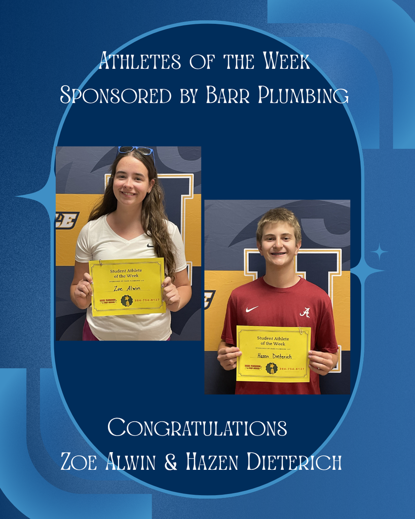 Athletes' of the Week Zoe Alwin & Hazen Dieterich