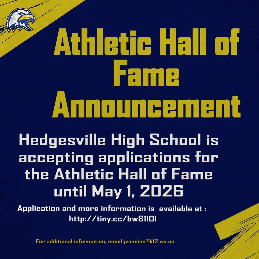Athletic Hall of Fame applications due 5/1/26