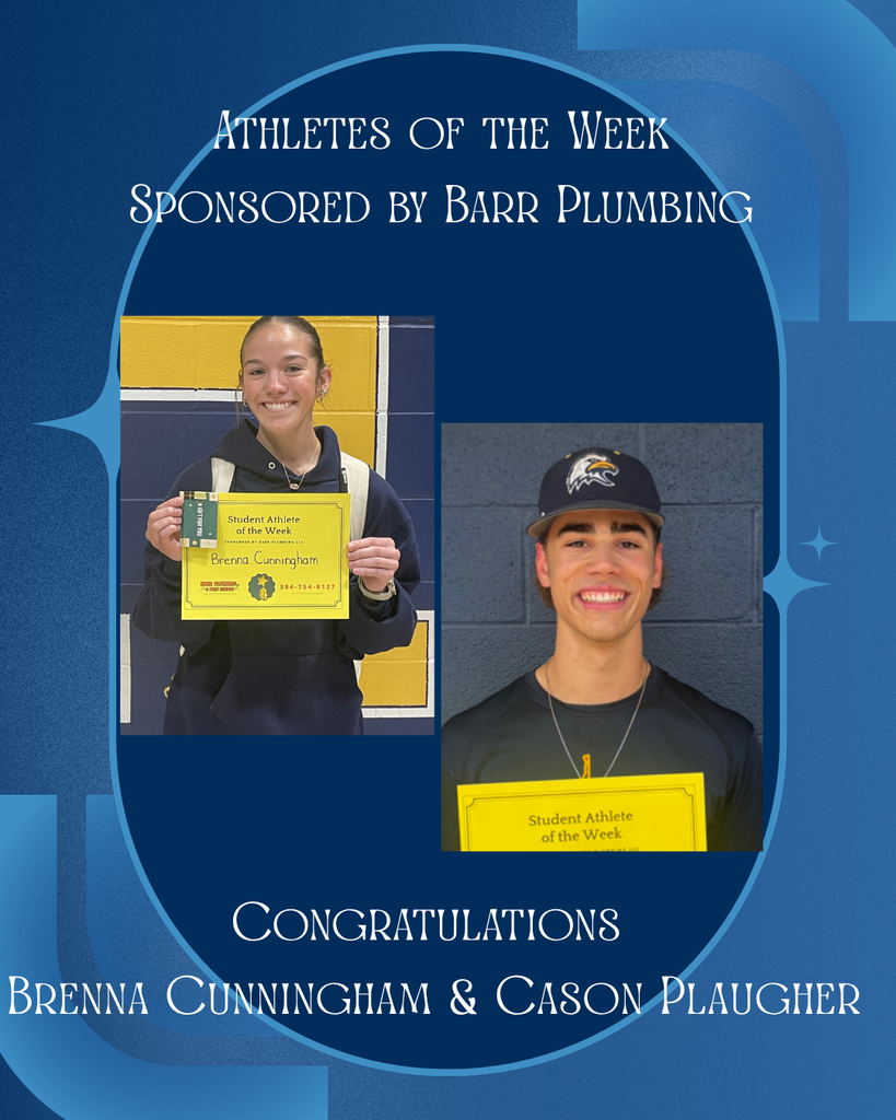 Athletes' of the Week Brenna Cunningham & Cason Plaugher