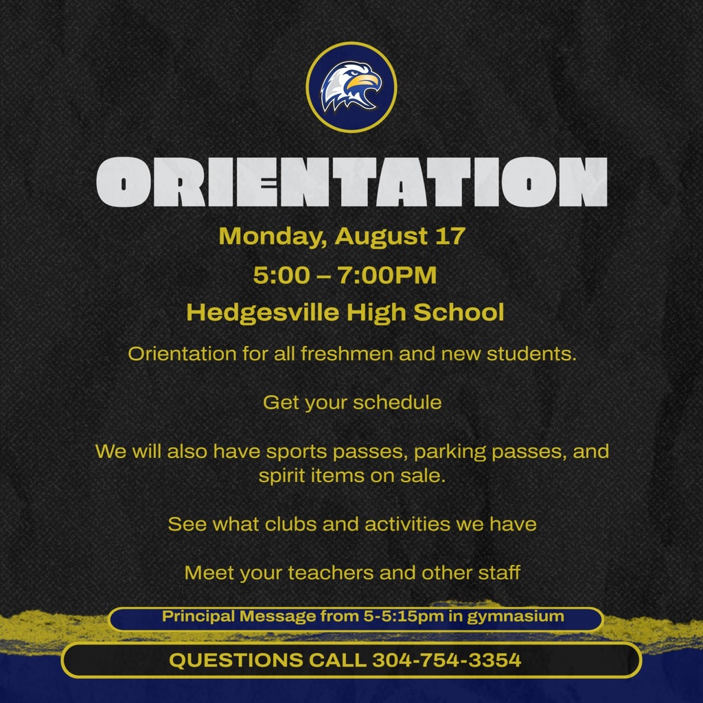 Orientation 8/17/26 from 5-7pm