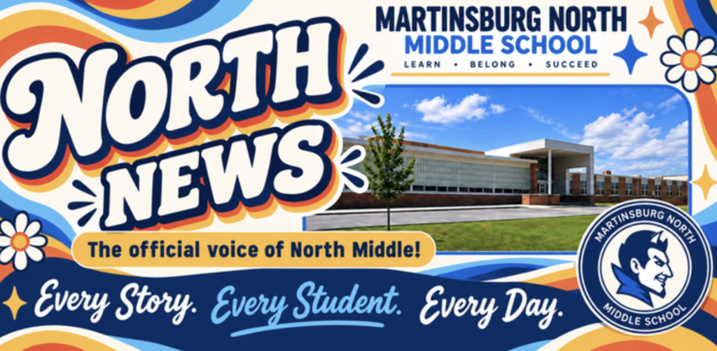 North News thumbnail which includes the school picture and the words "Every Story. Every Student. Every Day."
