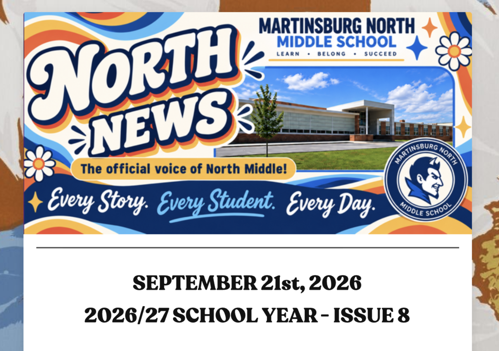 a picture of the NORTH NEWS newsletter