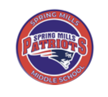 Spring Mills Middle School Logo with the SMMS Patriot