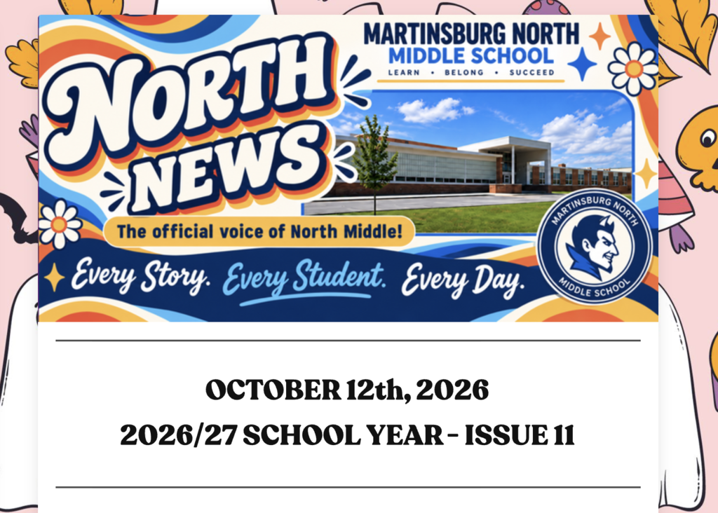a screenshot of this week's NORTH NEWS newsletter