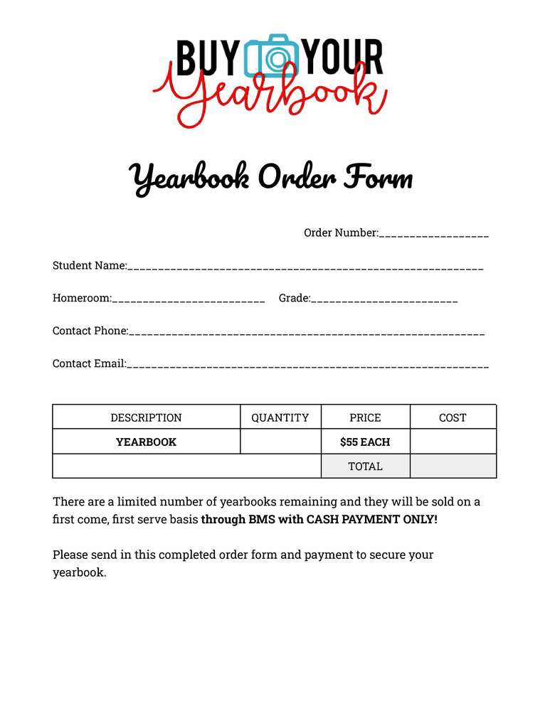 Buy Your Yearbook Now