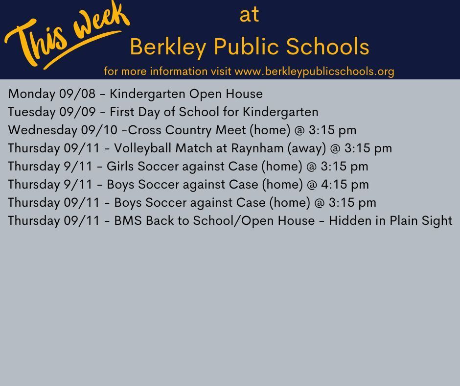 This week at BPS