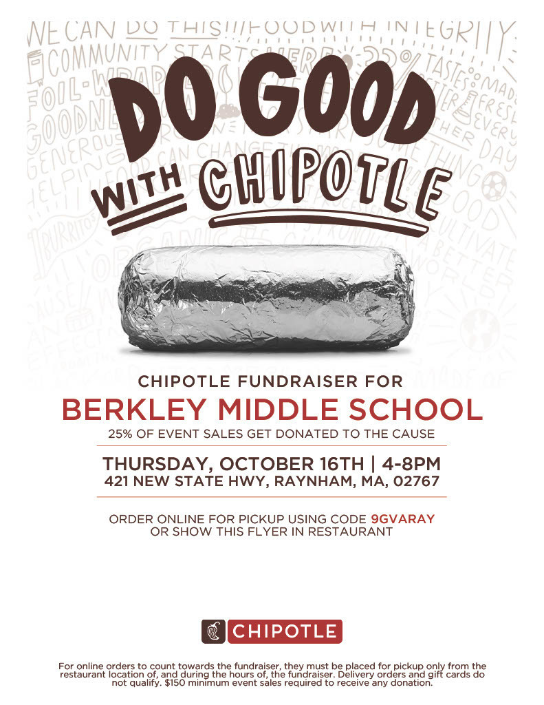 Chipotle Fundraiser