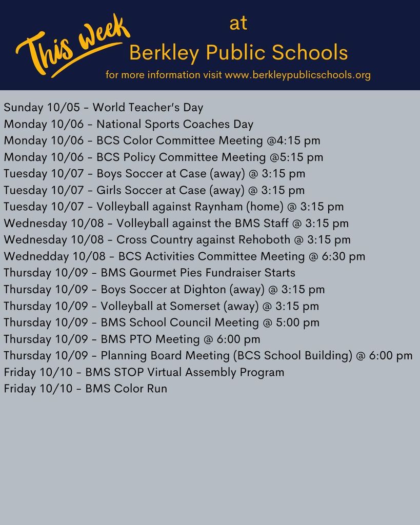 This Week at BPS