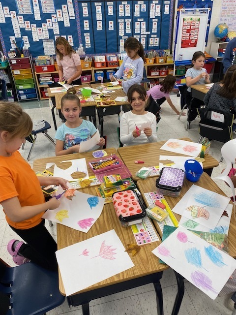 Leaf Rubbings with Ms. Lindsay