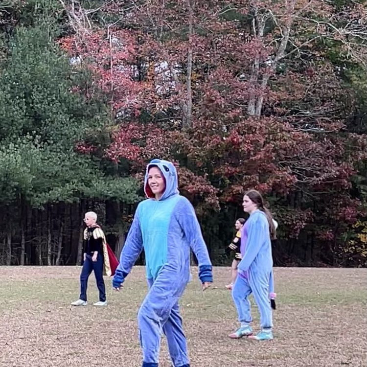 Halloween costume practice 