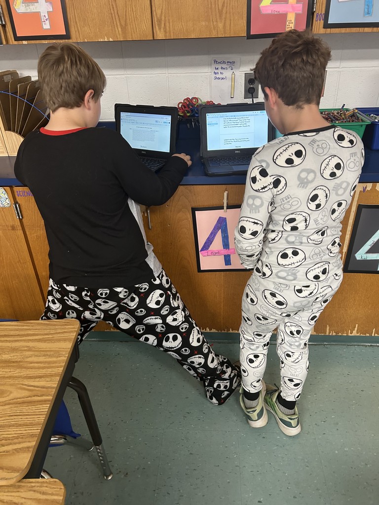 Halloween Writing with Ms. Lucius' Class