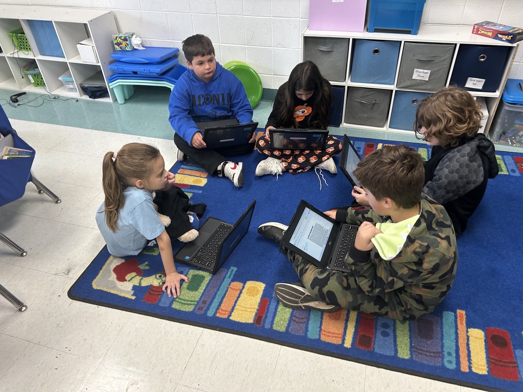 Halloween Writing with Ms. Lucius' Class