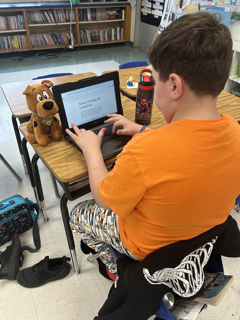 Halloween Writing with Ms. Lucius' Class