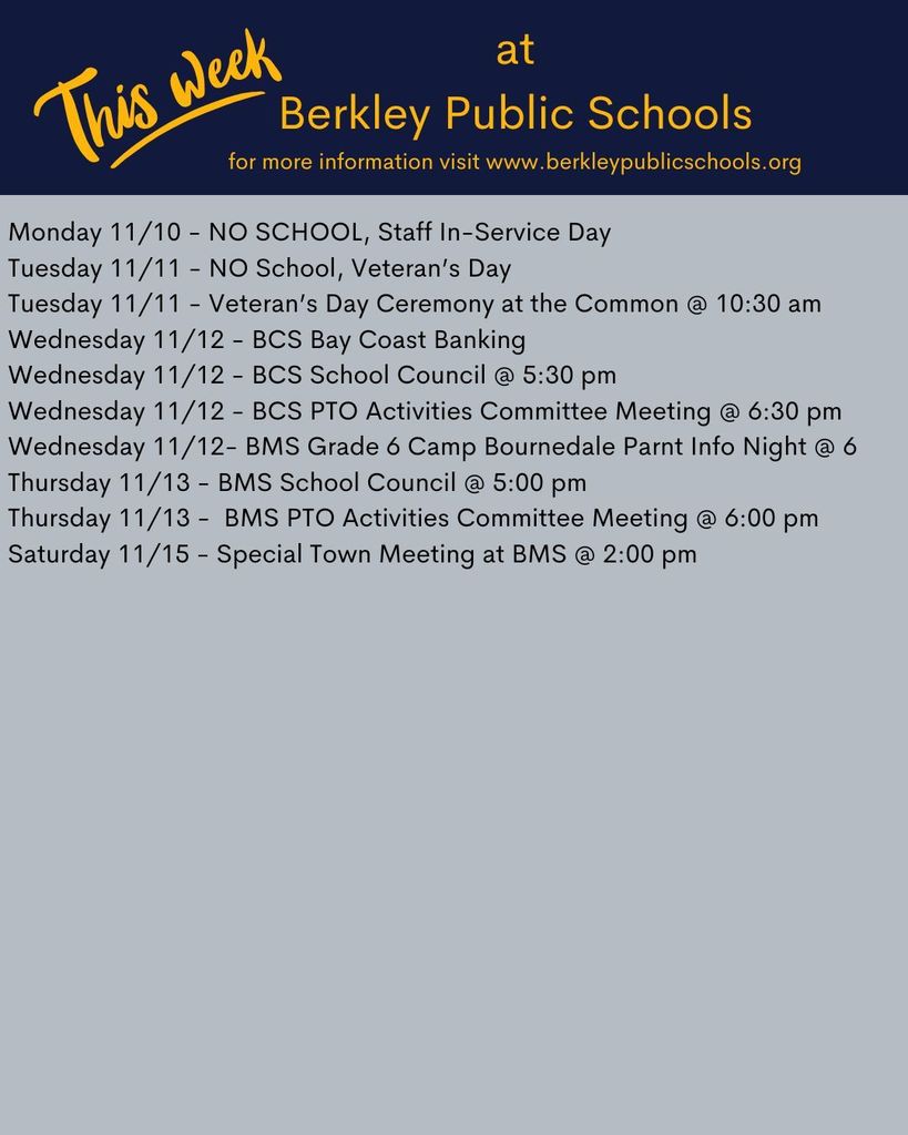 This Week at BPS