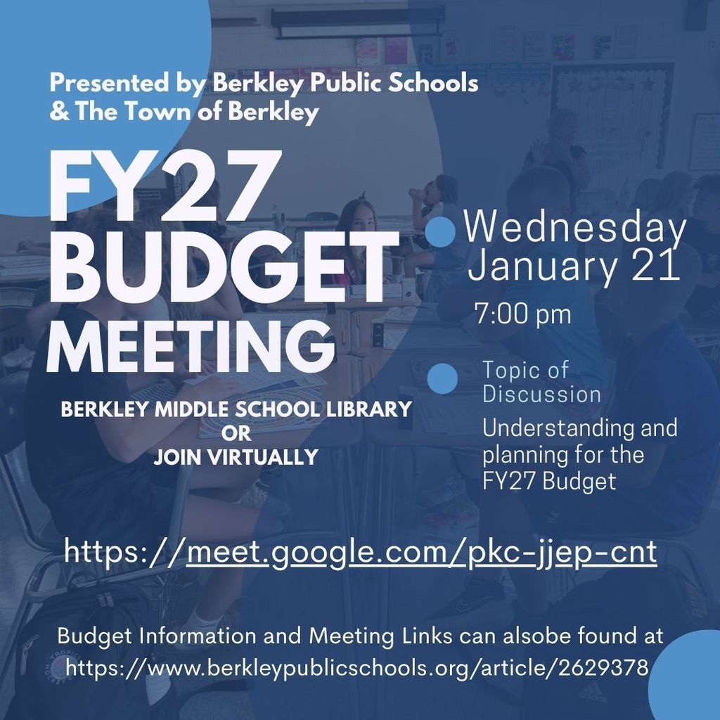 FY27 Budget Meeting
