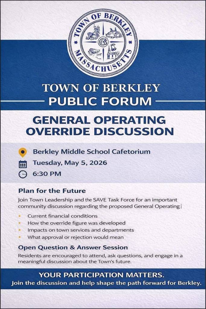 Public Forum on the General Operating Override