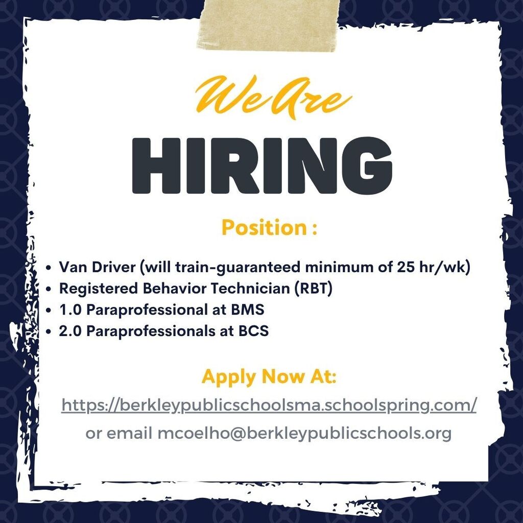 We Are Hiring