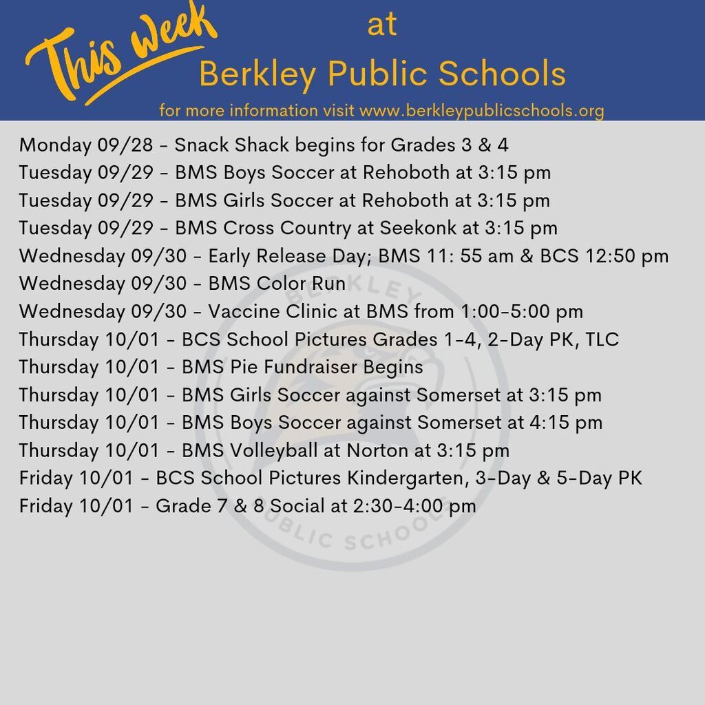This week at BPS