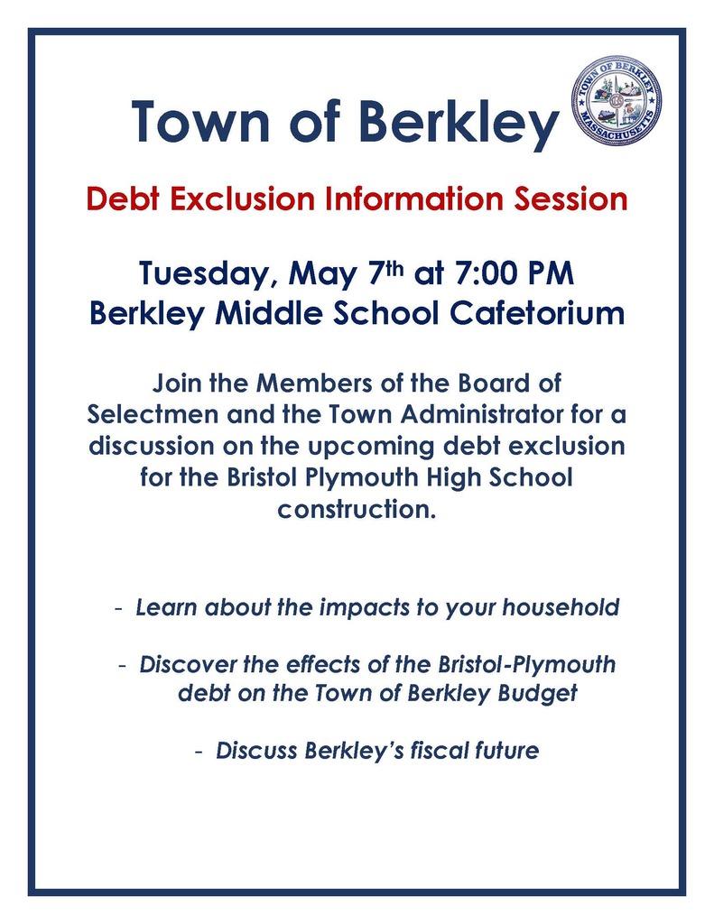 Debt Exclusion Information Session