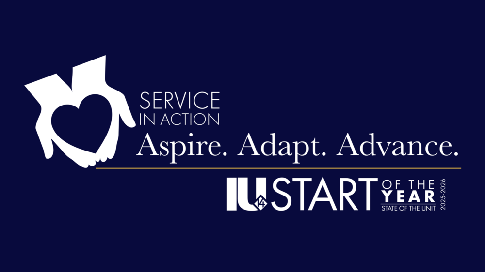 BCIU Start of the Year State of the Unit 2025-2026 Theme Service in Action: Aspire. Adapt. Advance.