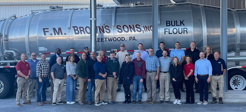Berks County Superintendents and CTC Directors at F.M. Brown's Sons, Inc.