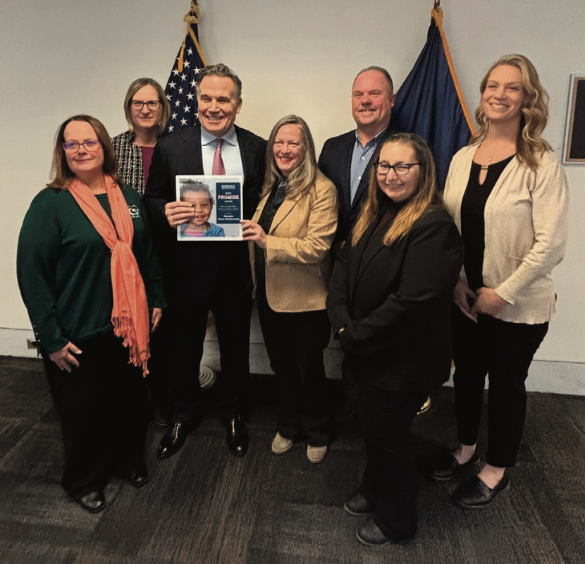 BCIU staff with Senator