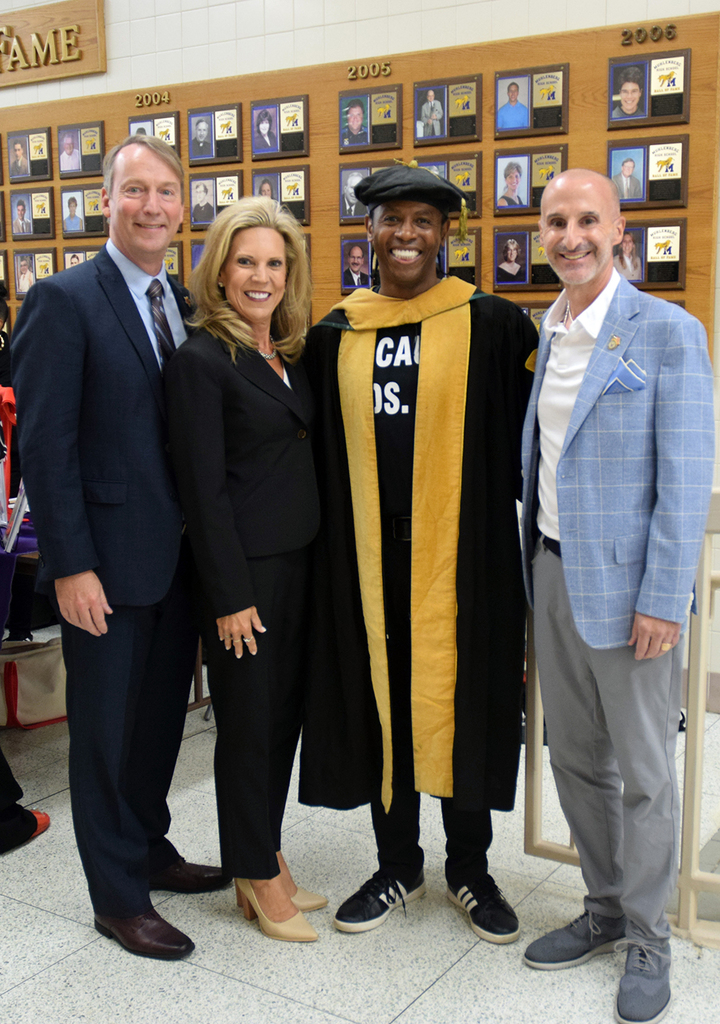 BCIU and Muhlenberg Administrators with Doc Brown