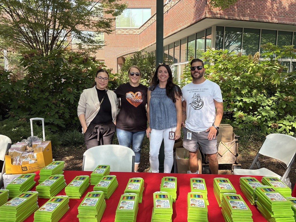 ECSS Staff at Back-to-School Giveaway Event