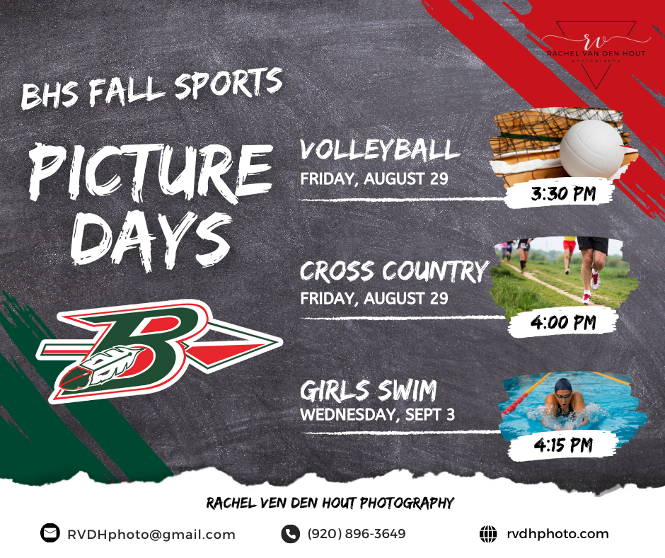 fall sports picture days