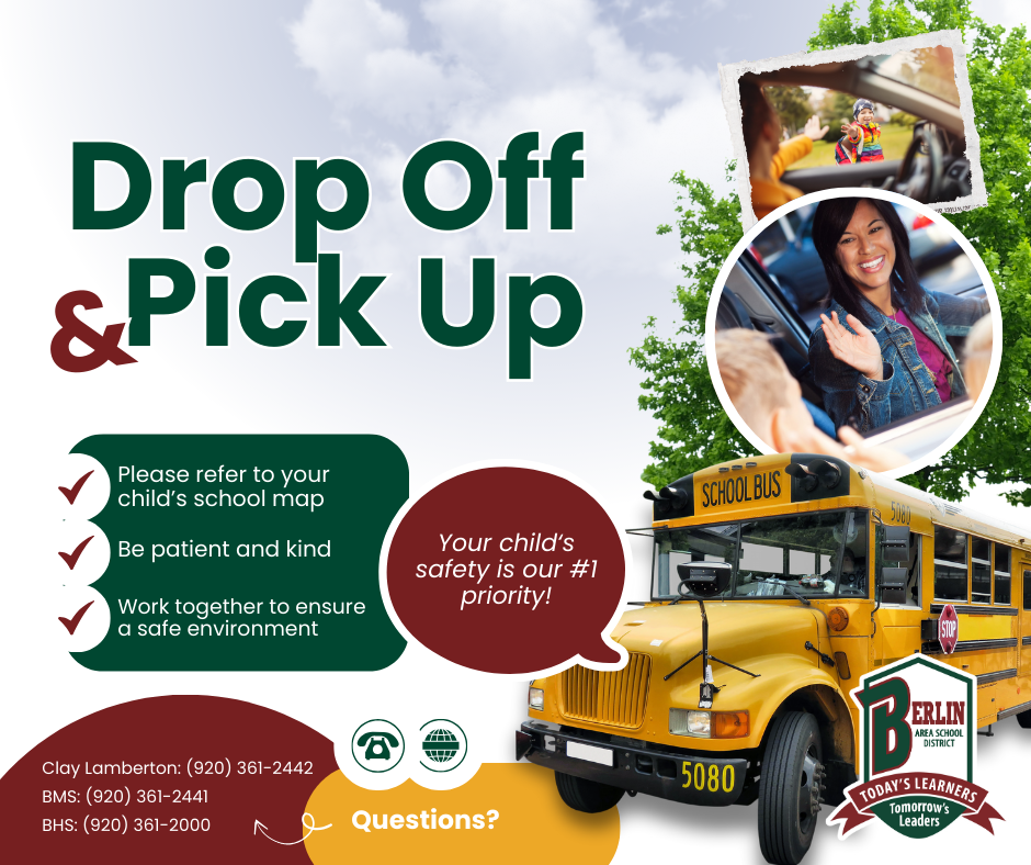 drop off and pick up