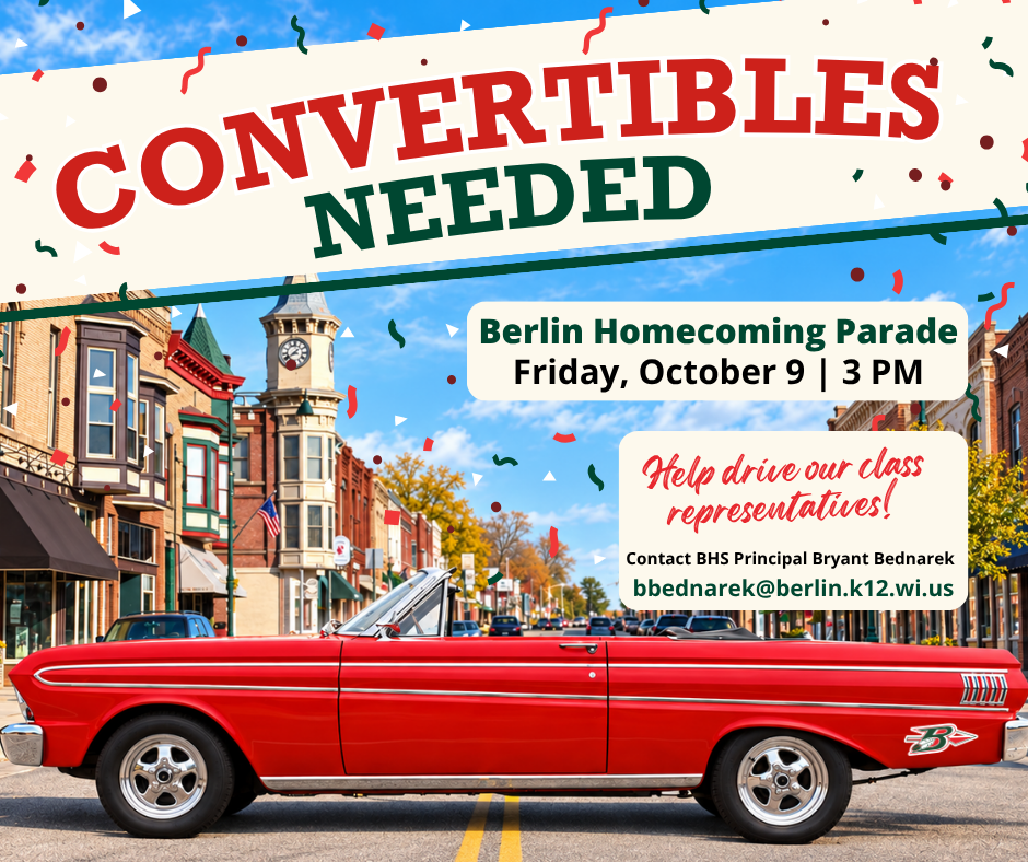 convertibles needed for homecoming