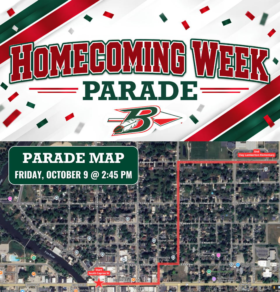 Homecoming Parade Map