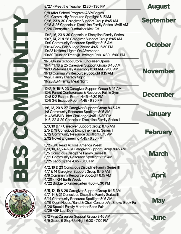 BES Community Calendar