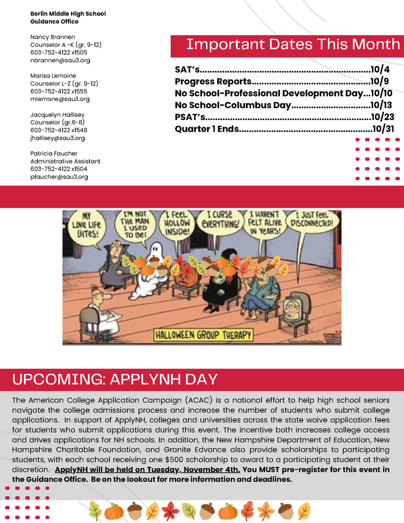 Guidance Newsletter (Oct) page 2