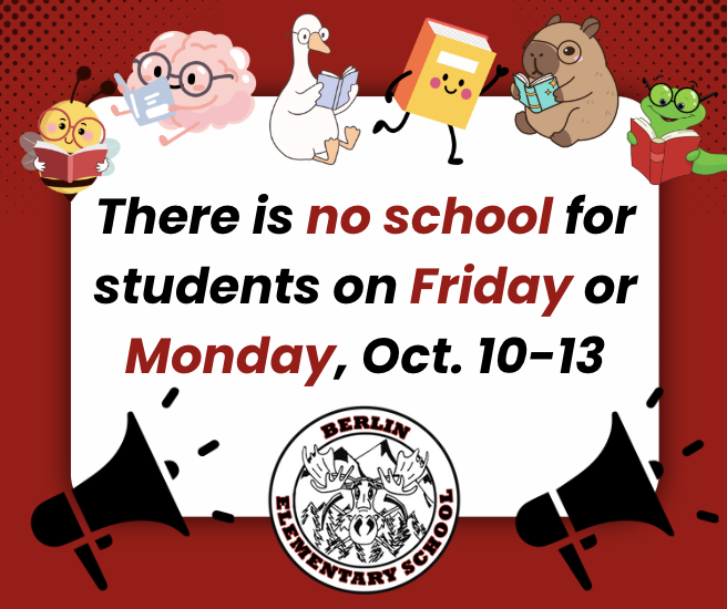 no school friday or monday
