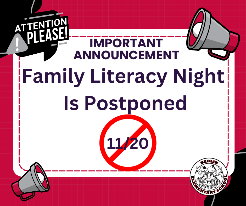 Lit Night Postponed