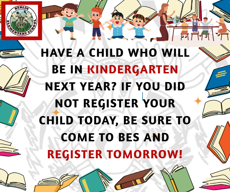 kinder registration flyer
