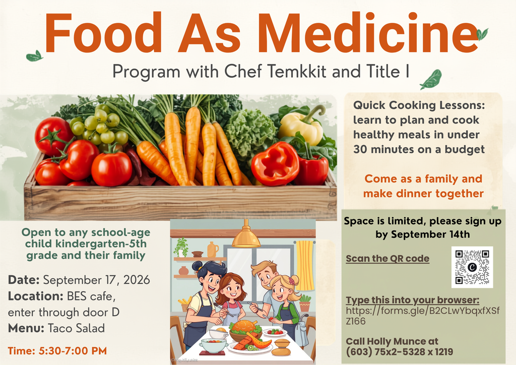 Food As Medicine Flyer