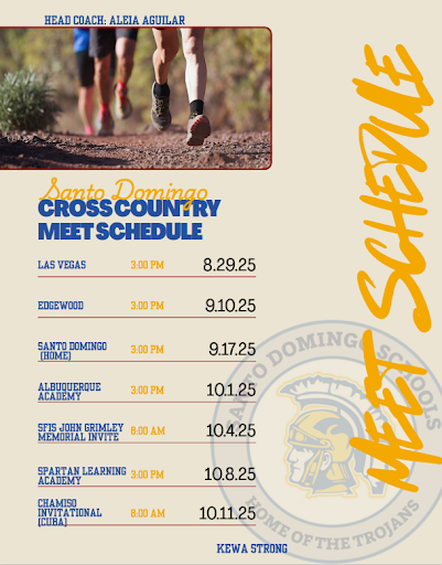 SD Trojan Cross Country Schedule 2025