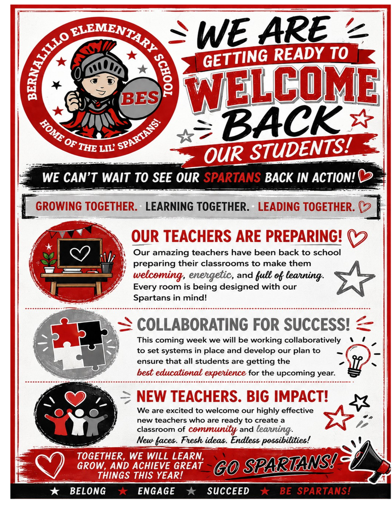 Preparing to Welcome Back Lil Spartans