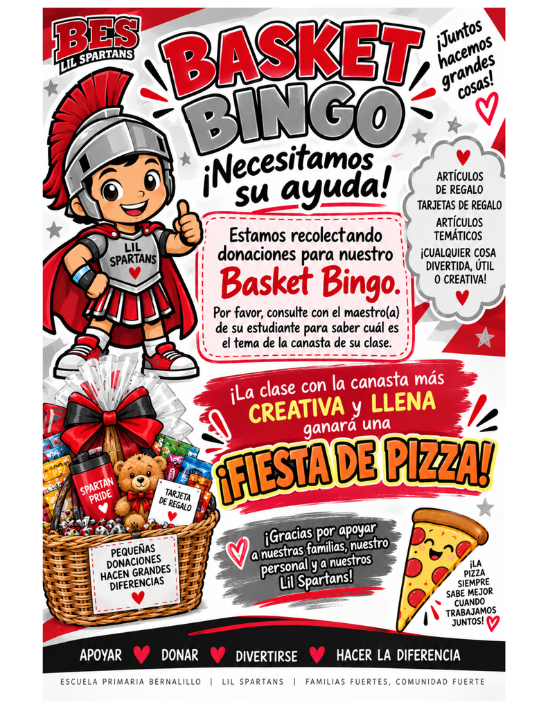 Spanish Basket Bingo