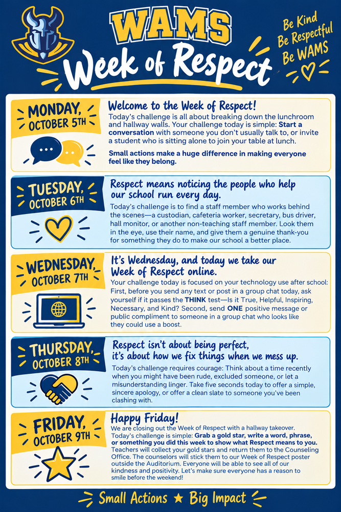 Week of Respect Challenges