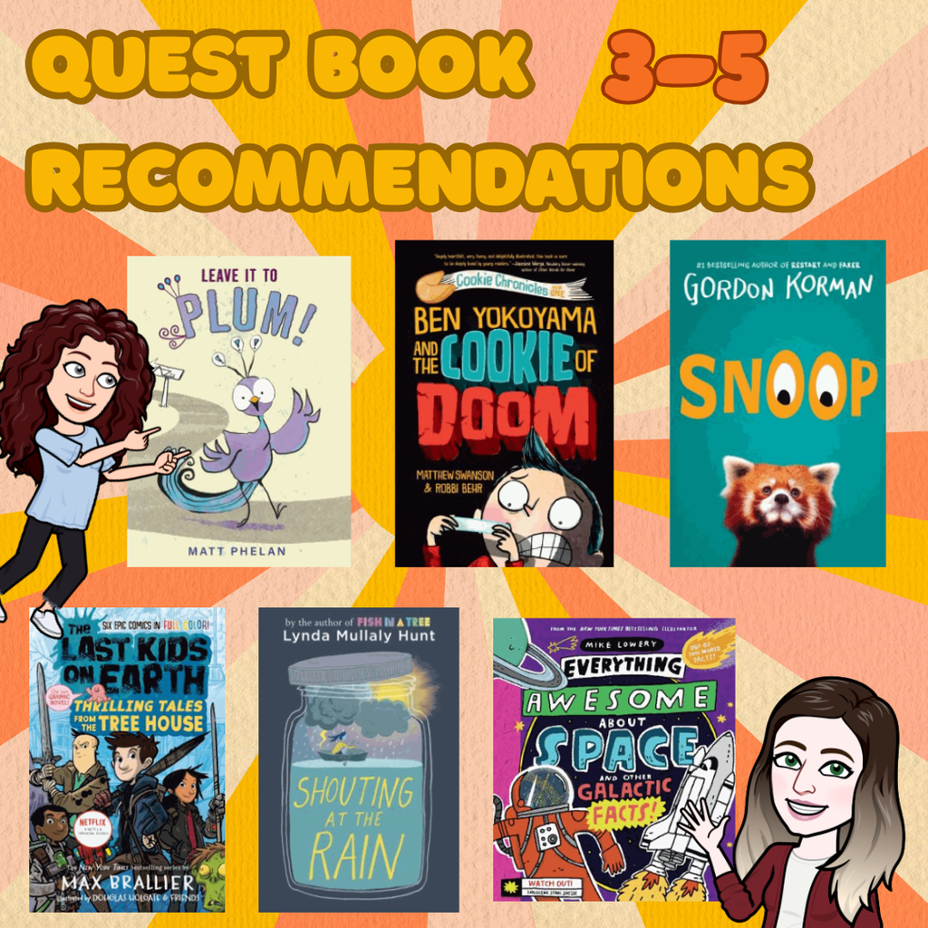 Quest Book Recommendations 3-5