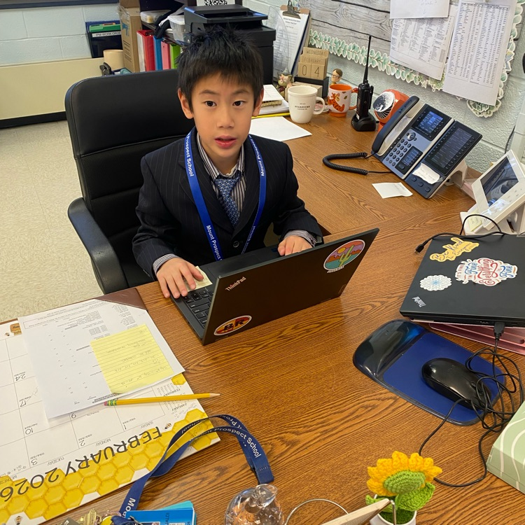 boy at desk