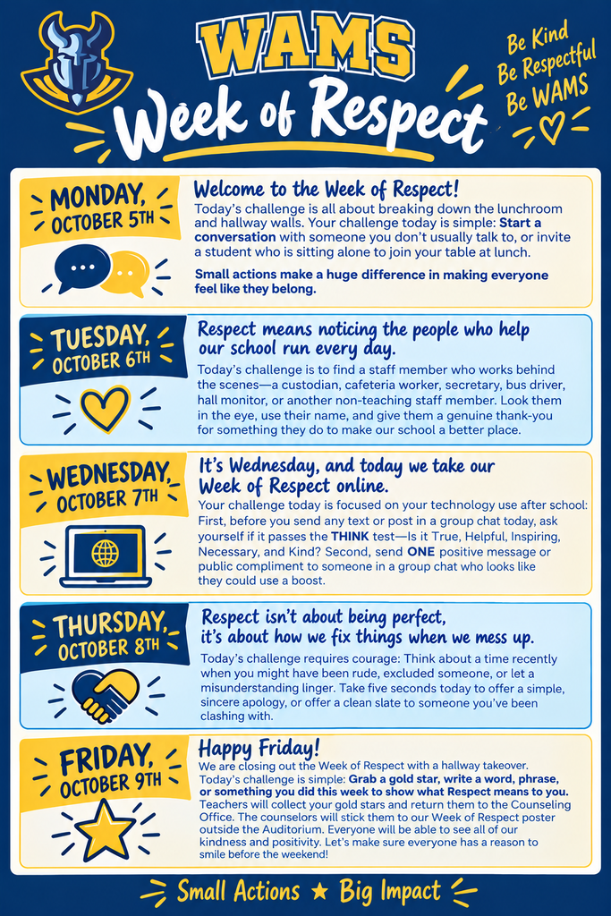 Week of Respect Challenges