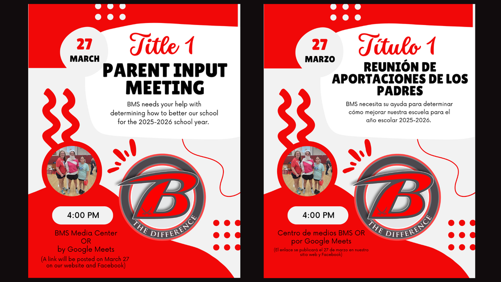 Title I Parent Input Meeting