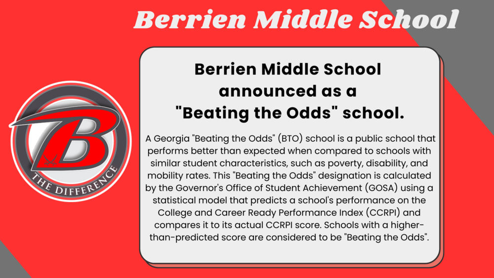 "Beating the Odds" school