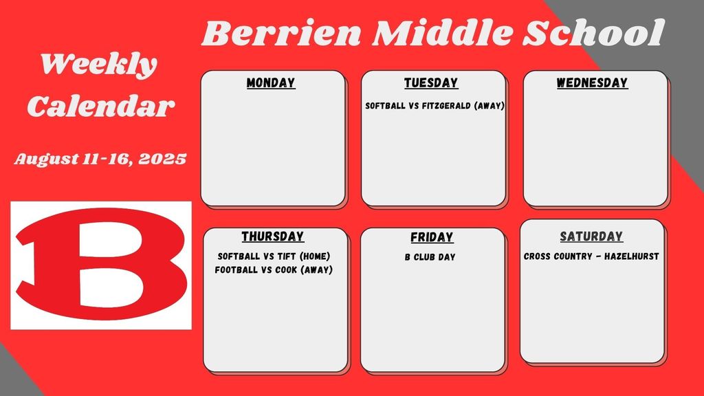 Weekly Calendar